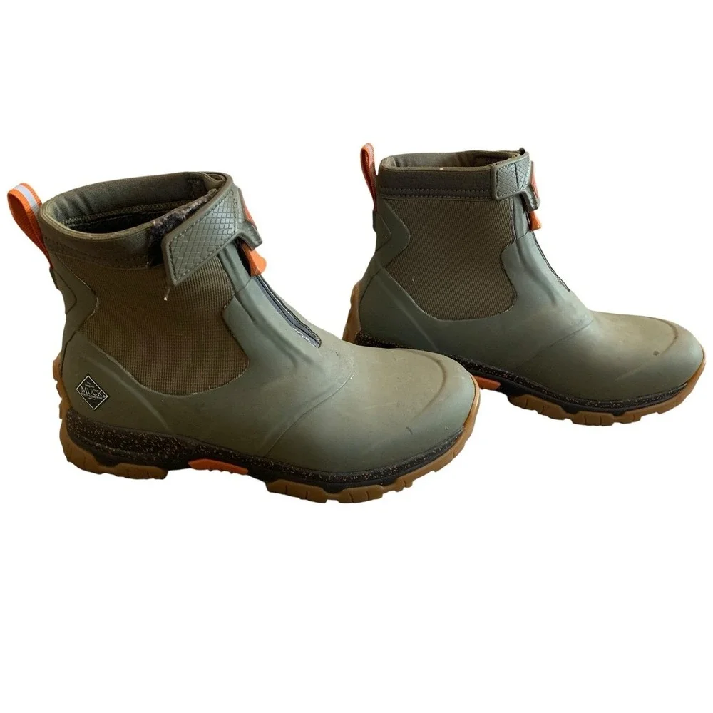 Muck Boot Co Apex Mid‎ Zip Mens 10 Olive Waterproof Hiking Gorpcore Utility
